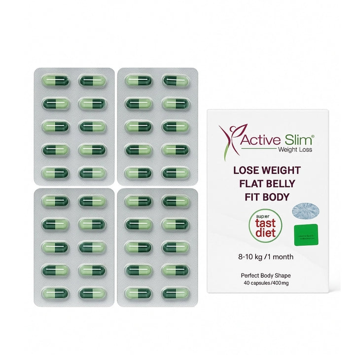 Active Slim 40 Capsules for Flat Belly