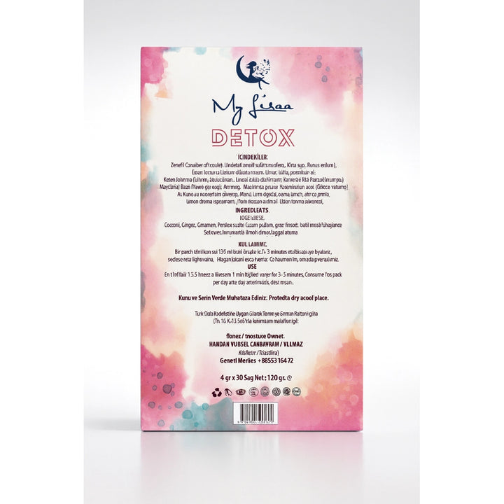 Detox Tea Cleanse Back View