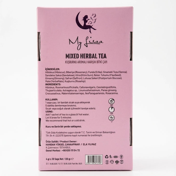 My Lisaa Natural Slimming Tea Back View