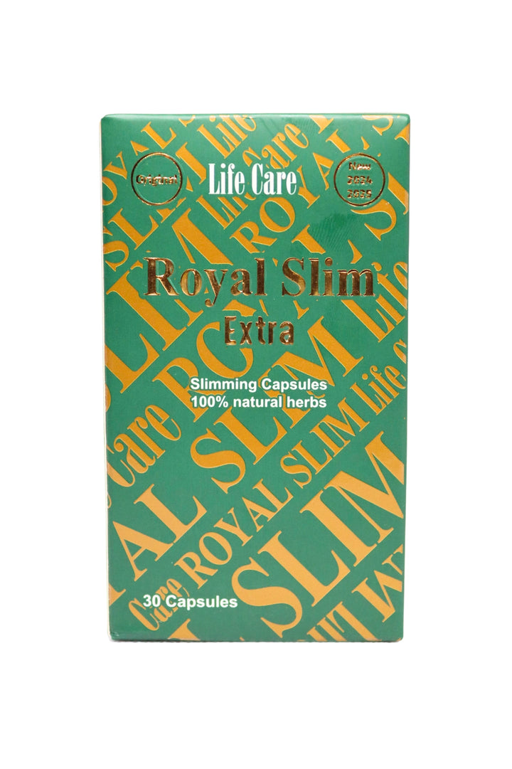 "علبة كبسولات رويال سليم إكسترا الأصلية للتنحيف وحرق الدهون