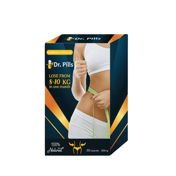 علبة كبسولات Dr.Pills للتنحيف وخسارة 8-10 كيلو في الشهر بشكل طبيعي