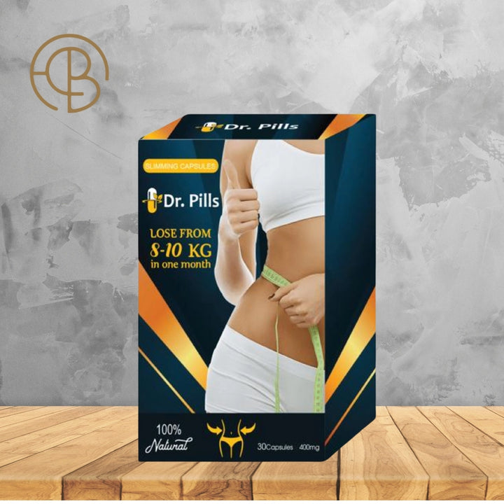 صورة أمامية لعبوة Dr.Pills التي تساعد على خسارة 8-10 كيلو في الشهر