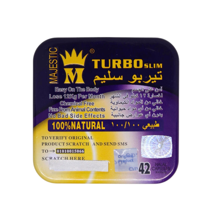 علبة تيربو سليم الأصلية لحرق الدهون ودعم خسارة الوزن